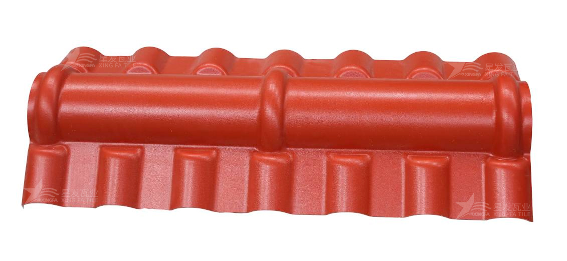 關于合成樹脂瓦正脊瓦寬度、規格、形狀的介紹。